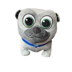 COPY - DISNEY JUNIOR Puppy Dog Pals Bingo Plush Grey Dog Puppy Pug